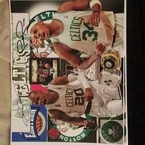 Commemorative print of Ray Allen and Paul Pierce